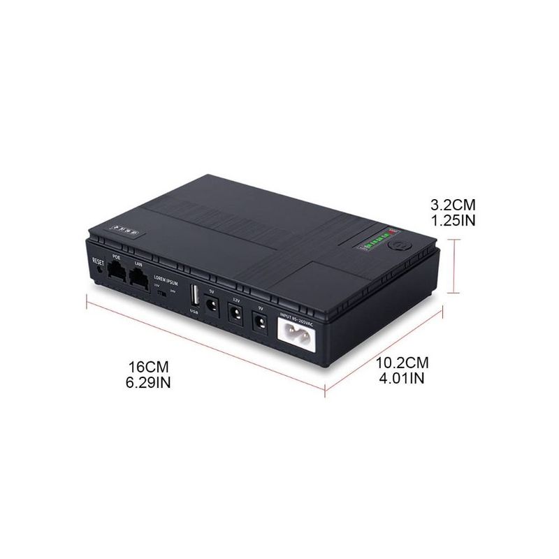 Джерело безперебійного живлення Nemo DC1018P  5V/9V/12V/USB